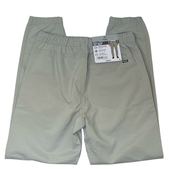 Hurley Men’s Pacer Stretch Twill Jogger Pants Light Grey Size Small NWT - Picture 8 of 16